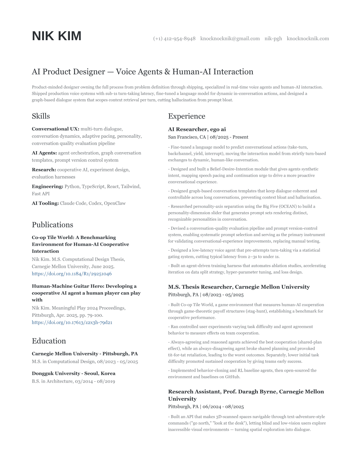 Resume